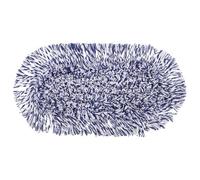 Tête de Balai à Franges Réutilisable, Lavable, Coton, pour Nettoyage | Recharge Plate pour Sol, Usage Humide et Sec, Compatible Balai, Format 40cm
