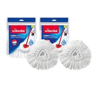 Tête de Balai à serpillère Vileda, en Microfibre, Microfibre, Blanc, Twin Pack