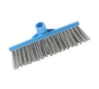 Tête de Balai de Nettoyage à Poils Durs Bleue en Plastique | Salle de Bain, Brosse à Récurer Multi-usages, pour Terrasse, Poils Longs et Rigides, Trottoir et Façade