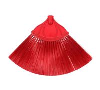 Tête de Balai de Nettoyage de Rechange, Tête Plate Rouge PP PET | Brosse Épaisse et Souple, Usage Multi-scènes, Facile à Nettoyer, pour Sol et Interstices