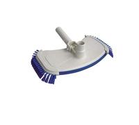 Tête de balai piscine avec brosse couleur bleu. - jardiboutique