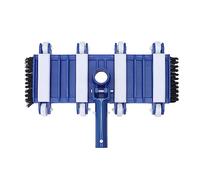 Tête de Balai Piscine, Roues 14 Pouces, Brosse ABS pour Piscine | ABS 14 pouces corps large roues durables accessoire paroi piscine angle pente espace étroit poignée incluse