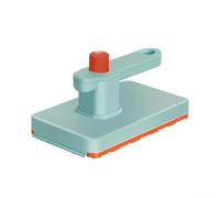 Tête de balai plate à changement rapide pour mini bureau | Outil de nettoyage avec pince à raclette pour fenêtre, un bouton de déverrouillage pour essuie-tout réutilisable dans la