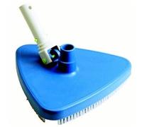 Tête de balai triangulaire bleue pour aspirateur