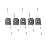 Tête de bobine de fil 5/10 pour débroussailleuse électrique, film plastique avec fil de coupe, coupe de 150 mm pour accessoires de pelouse de jardin