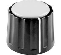 Tête de bouton rotatif Mentor 332.41 avec marquage noir (Ø x H) 20 mm x 15 mm