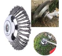 Tête de brosse anti-mauvaises herbes robuste de 15 cm pour coupe-bordures