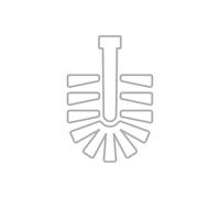 Tête de brosse de rechange Zone Denmark, Designer Thomas Dudzinski, 9 cm