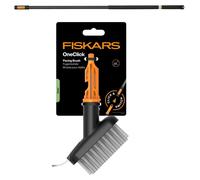 Tête de brosse Fiskars OneClick pour joints de trottoirs + manche, 119-174 cm