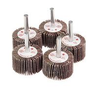 Tête de broyage et de polissage 5pcs Fixation Rotating Outil 40mm Meule, utilisé for Poncer Retournement Roue tête, broche, Usagé Drill 80#