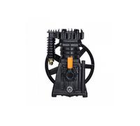Tête de compresseur d'air 3 CV piston lubrifié à l'huile 2 cylindres débit 164 L/min à 90 PSI aluminium 116 PSI