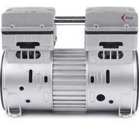 Tête de compresseur d'air - Sans huile - 125 l/min - 750 W (1 CV) - 8 bar - 1400 tr/min - 220 V CA - Silencieux - Argent