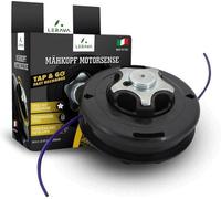 Tête de coupe LERAVA® pour débroussailleuse - M10x1,25 LG - Système Tap & Go simple - Tête de coupe avec pommeau robuste en acier - 100 % Italie