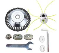 Tête de Débroussailleuse - Aluminium et Acier - 8” - Multifonction - Compatible avec débroussailleuses