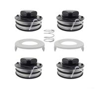 Tête de débroussailleuse de rechange pour Fsa 57 Fse 52 Fea 57 C3-2 avec 4 bobines double ligne 2 et ressort Noir Blanc Kit d'outils de jardin