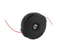 Tête de débroussailleuse en nylon ABS, design à bosses, filetage M8 x 1,25 LH, compatible avec les modèles 198386-5 XRU11Z XRU12 XRU04Z, engrenage de coupe d'herbe (1 pièce)