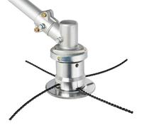 OZAKI - Tête Ozaki 2 ou 4 Fils en Aluminium pour Débroussailleuse ou Coupe-Bordures avec Alésage de 20 et 25,4mm - Pour Fil Nylon Ø 3,3 à 4,7 mm