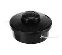Tête de débroussailleuse universelle M10 x 1,25 - 114 mm, bobine ABS noire, alimentation automatique