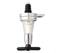 Tête de distributeur d'alcool pour bière, vin, jus, sirop, outils de bar avec support mural et capacité réglable de 25 ml, 35 ml, 45 ml (35 ml)