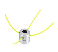 Tête de en Aluminium Solide avec Jeu de Lignes de, Facile à Installer, Accessoire de -Herbe Universel pour Tondeuse à Gazon