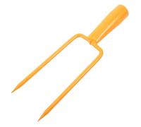 Tête de Fourche de Jardin Robuste en Acier au Manganèse à 2 Dents | Manche à Douille, Légère et Portable, pour Balcon, Serrage, Sols Variés, Pommes de Terre