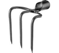 Tête de fourche pour fumier - Tête de fourche à fumier - 3 dents - Sans manche - Pour fumier, engrais et compost