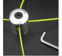 Tête de ligne en aluminium - ZZP70607827 - Double tête de débroussailleuse - Gris
