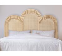 Tête de lit 140 cm - Rotin - Naturel - JAKOBIA
