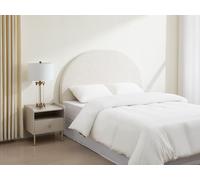 Tête de lit 140 cm - Tissu texturé - Beige - PANIOTI