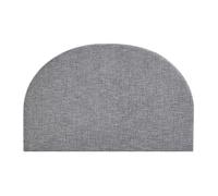 Tête de lit 160 cm - Tissu texturé - Gris - PANIOTI