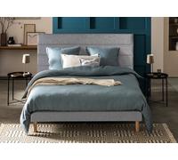 Tête de lit 160 x 120 cm trame gris clair - Bultex tête de lit thera