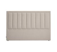 Vente-unique - Tête de lit avec Couture Verticale - 180 cm - Tissu - Beige - RIVADIO