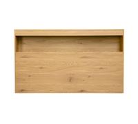 Tête de lit avec rangements finition bois chêne L170 cm SELENE