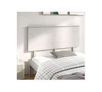 vidaXL Tête de lit - Blanc