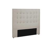 Tête de lit capitonnée - 160 cm - Tissu - Beige - FRANCESCO