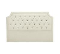 Vente-unique - Tête de lit capitonnée 170 cm - Tissu - Beige - JOHENE