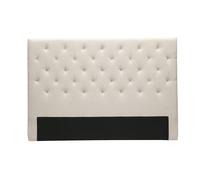 Tête de lit capitonnée en tissu naturel L160 cm ENGUERRAND