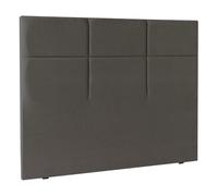 Tête de lit Carre Chic 160cm tissé gris fumé