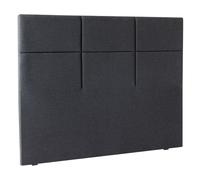 Tête de lit Carre Chic 180cm jersey gris fonce