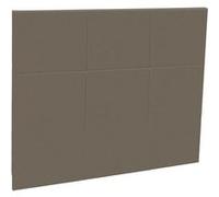 Tête de lit déco carré chic simili cuir cappuccino 160 - Epeda Taupe G