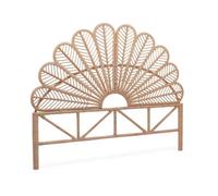 Tête de lit en rotin naturel L 140 x P6 x H115cm