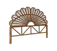 Tête de lit en rotin naturel L 160 x P6 x H130cm