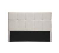 Tête de lit en tissu beige crème L160 cm CLOVIS