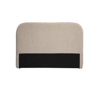 Miliboo - Tête de lit en tissu effet velours texturé beige L169 cm ALANIS