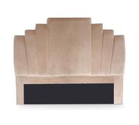 Tête de Lit en Velours Renaya 140cm Taupe