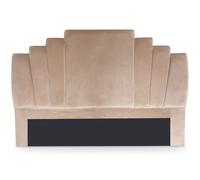 Tête de Lit en Velours Renaya 180cm Taupe
