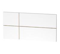 Tête de lit enfant coloris blanc - Cambrian - Hauteur 50 x Longueur 100 x Profondeur 3.2 cm