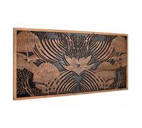 Tête de lit - Giner y Colomer - Acacia massif - Motifs naturels - Marron