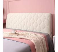 Tête De Lit Housse De Protection Housse De Tete De Lit Extensible 120/150/160/180/190/200cm, Matelassé Couleur Unie Coton Couvre-tête De Lit Couverture De Tête De Lit
