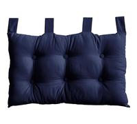 Tête de lit Murale, 70 x 45 cm, Bleu Marine, à Suspendre, Coussin Matelassé, 100% Coton, Collection Panama, Enjoy Home